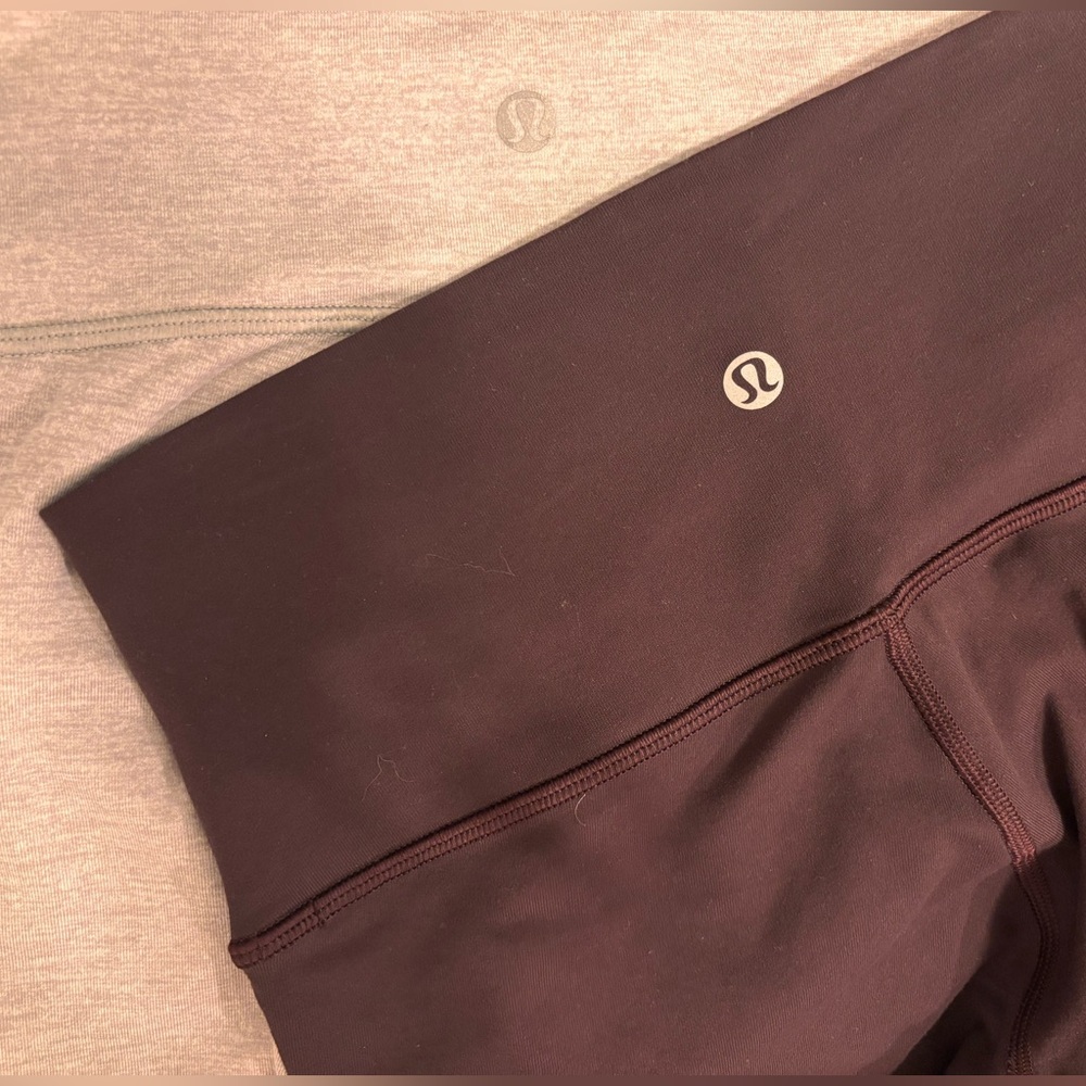 (2 pairs) Lululemon Wunder Under Crop Leggings